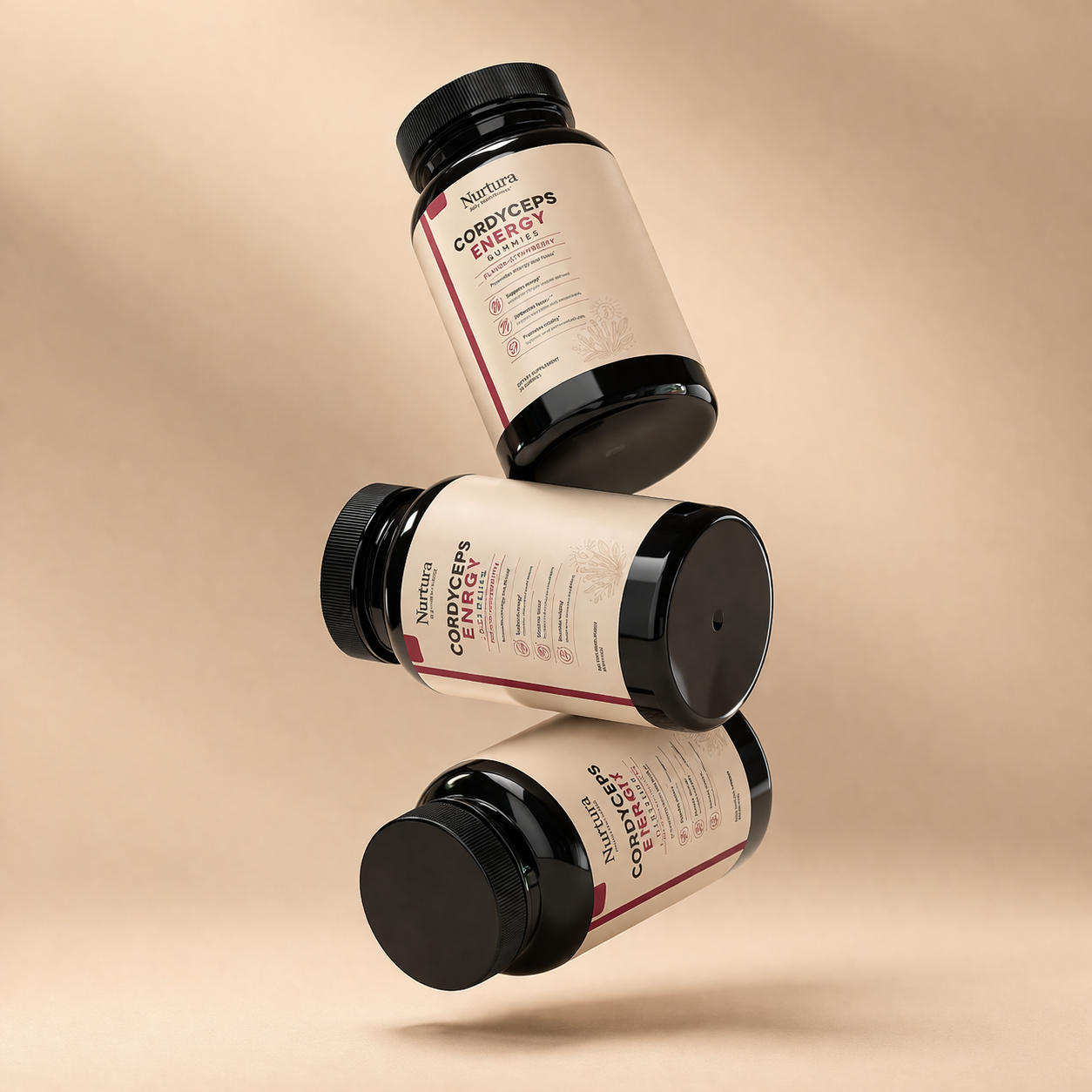 Nurtura Cordyceps Energy Complex Gummies
