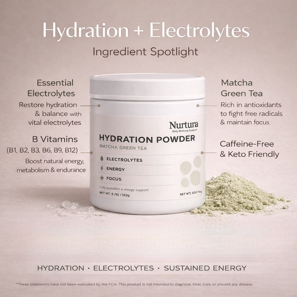 Nurtura Hydration Powder (Matcha Green Tea)
