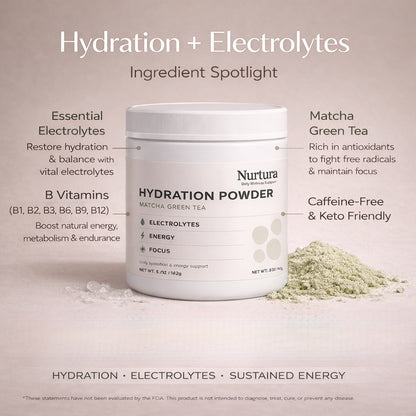 Nurtura Hydration Powder (Matcha Green Tea)