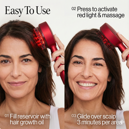 Nurtura Red Light Scalp Massager