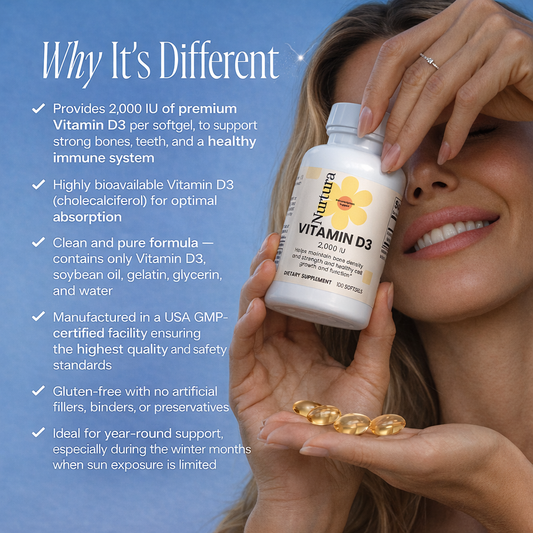 Nurtura Vitamin D3 Soft gels – 2,000 IU