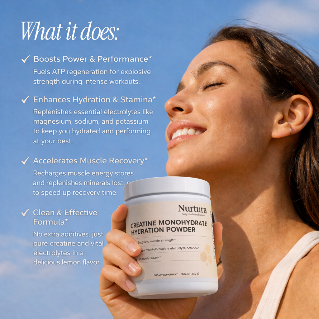 Nurtura Creatine Monohydrate Hydration Powder