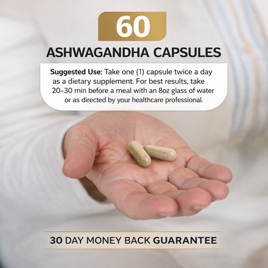 Nurtura Organic Ashwagandha (60 Caps)
