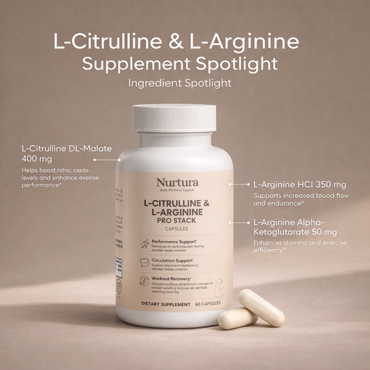 Nurtura L-Citrulline & L-Arginine Pro Stack