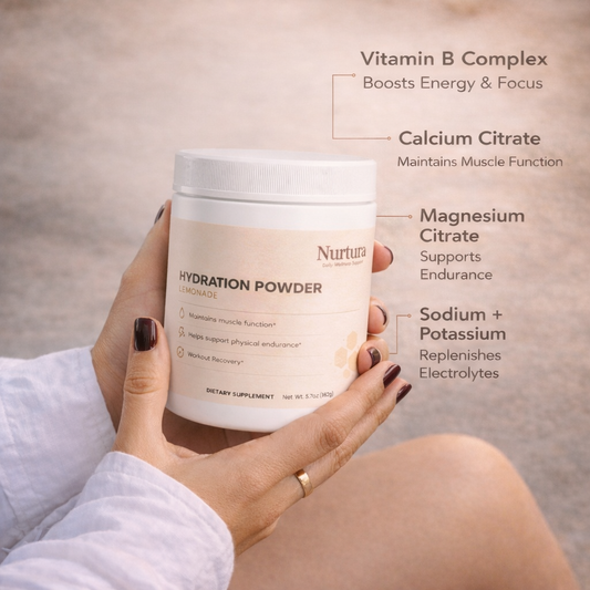 Nurtura Daily Hydration Electrolyte Powder (Lemonade)