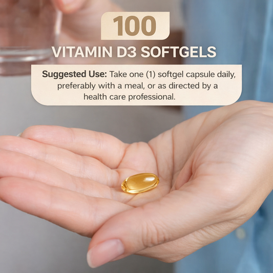 Nurtura Vitamin D3 Soft gels – 2,000 IU
