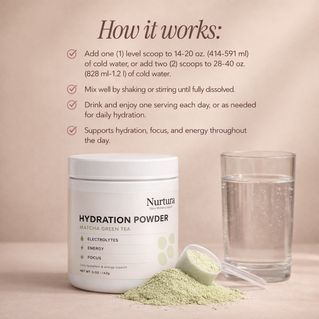 Nurtura Hydration Powder (Matcha Green Tea)