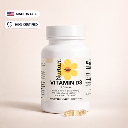 Nurtura Vitamin D3 Soft gels – 2,000 IU