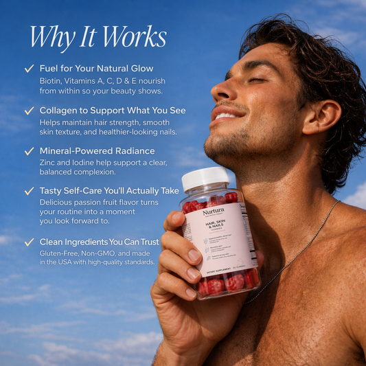 Nurtura Hair Skin Nails Collagen Gummies