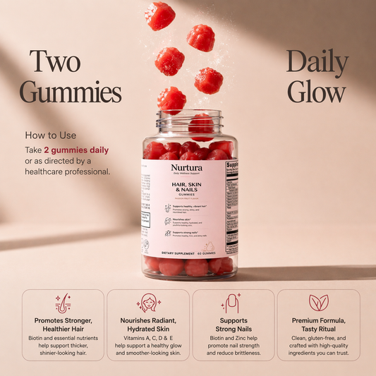 Nurtura Hair Skin Nails Collagen Gummies