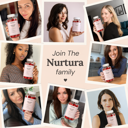 Nurtura Hair Skin Nails Collagen Gummies
