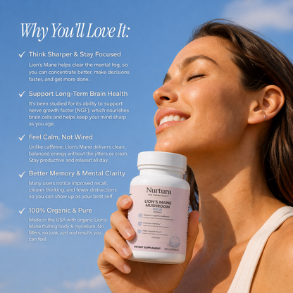 Nurtura Lion’s Mane Mushroom Focus