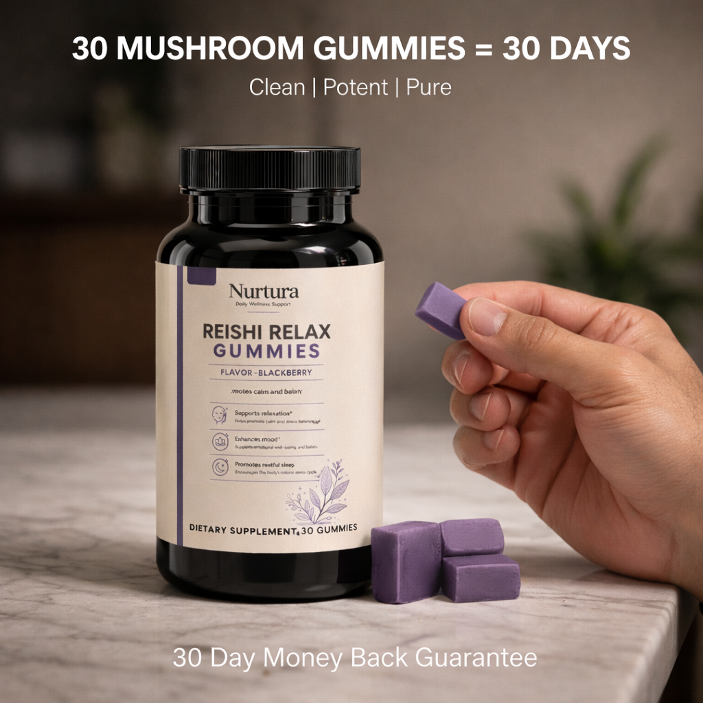 Nurtura Reishi Mushroom Relax Gummies