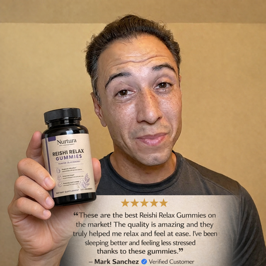 Nurtura Reishi Mushroom Relax Gummies