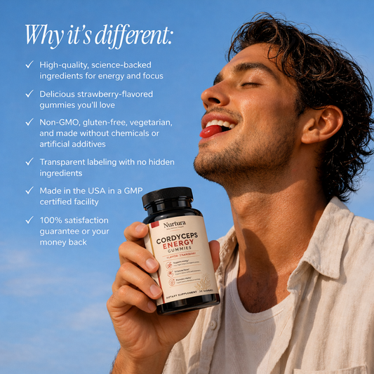 Nurtura Cordyceps Energy Complex Gummies