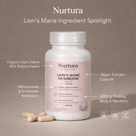Nurtura Lion’s Mane Mushroom Focus
