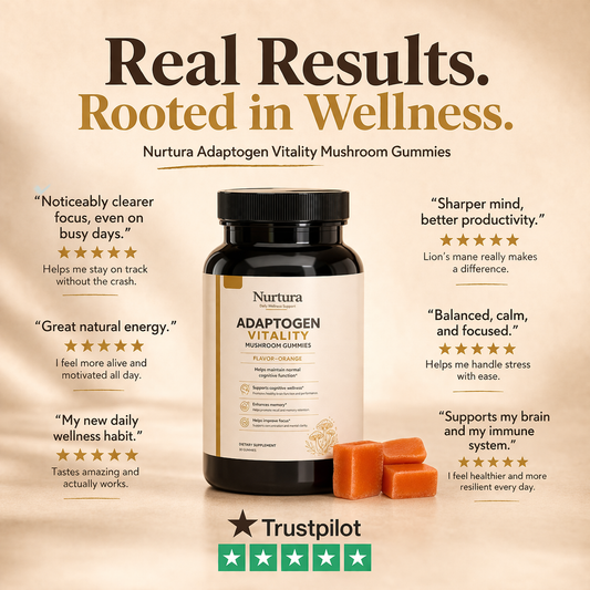 Nurtura Adaptogen Vitality Mushroom Gummies