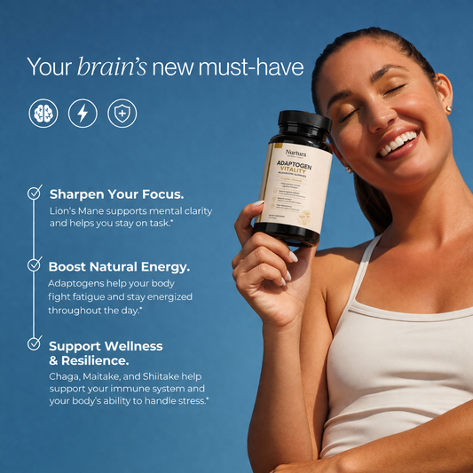 Nurtura Adaptogen Vitality Mushroom Gummies