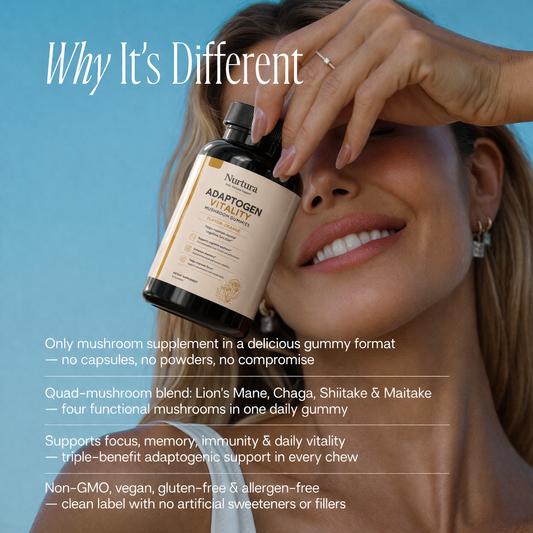 Nurtura Adaptogen Vitality Mushroom Gummies
