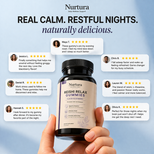 Nurtura Reishi Mushroom Relax Gummies