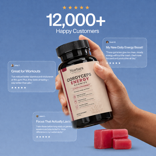 Nurtura Cordyceps Energy Complex Gummies
