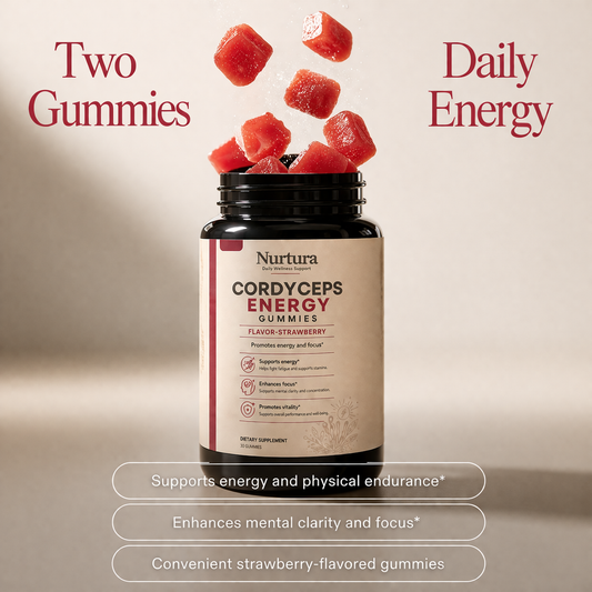 Nurtura Cordyceps Energy Complex Gummies