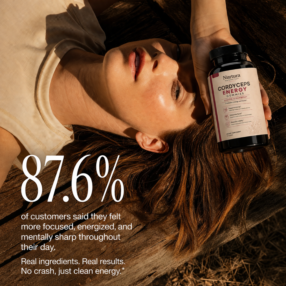 Nurtura Cordyceps Energy Complex Gummies