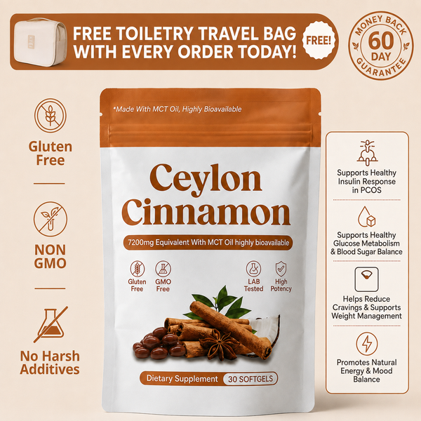 Nurtura Ceylon Cinnamon 7200mg Equivalent with MCT Oil