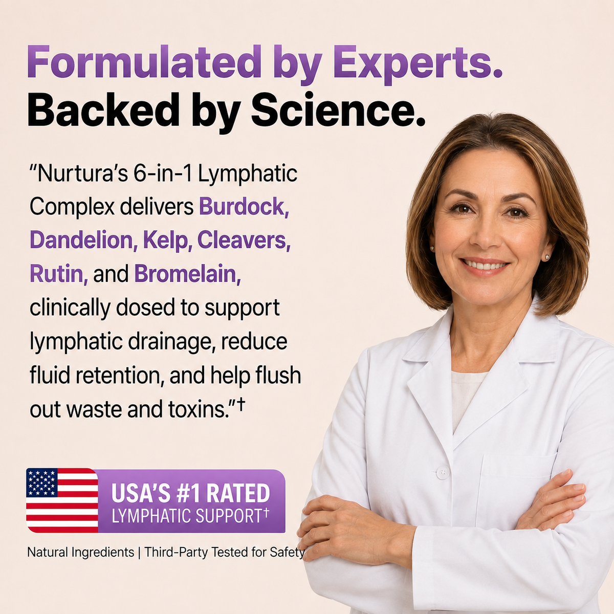 Nurtura 6-in-1 Lymphatic Complex Capsules