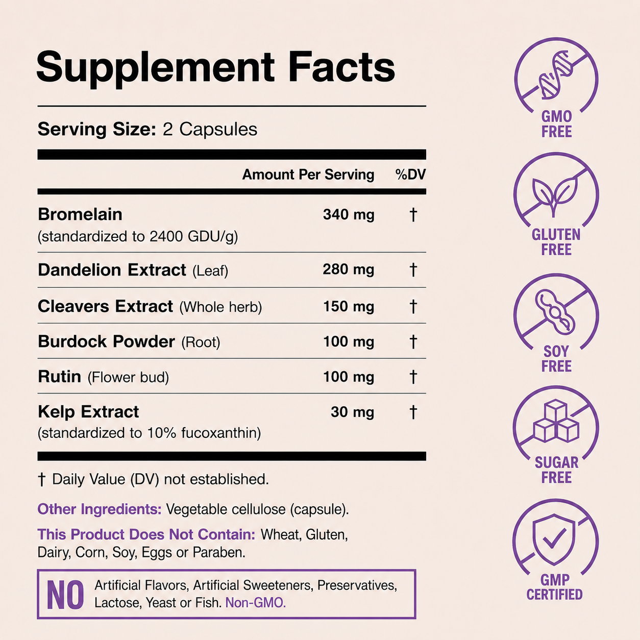 Nurtura 6-in-1 Lymphatic Complex Capsules