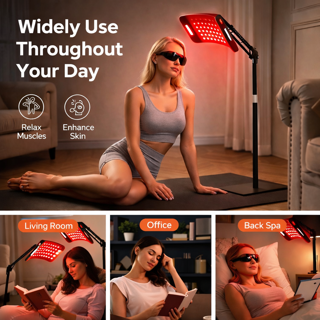 Nurtura Adjustable Red Light Therapy Lamp