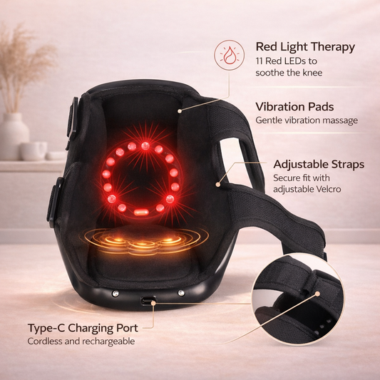 Nurtura Red Light Heating Knee Massager Pad