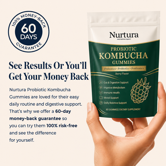 Nurtura Kombucha Probiotic Gummies