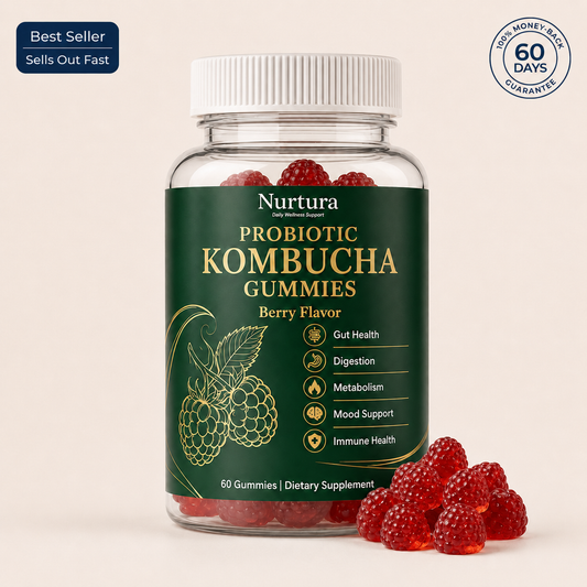 Nurtura Kombucha Probiotic (60) Gummies