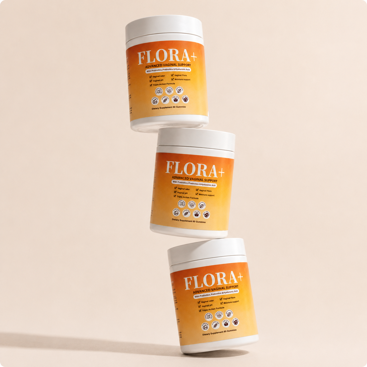 Nurtura Flora+ Probiotic Gummies for Women