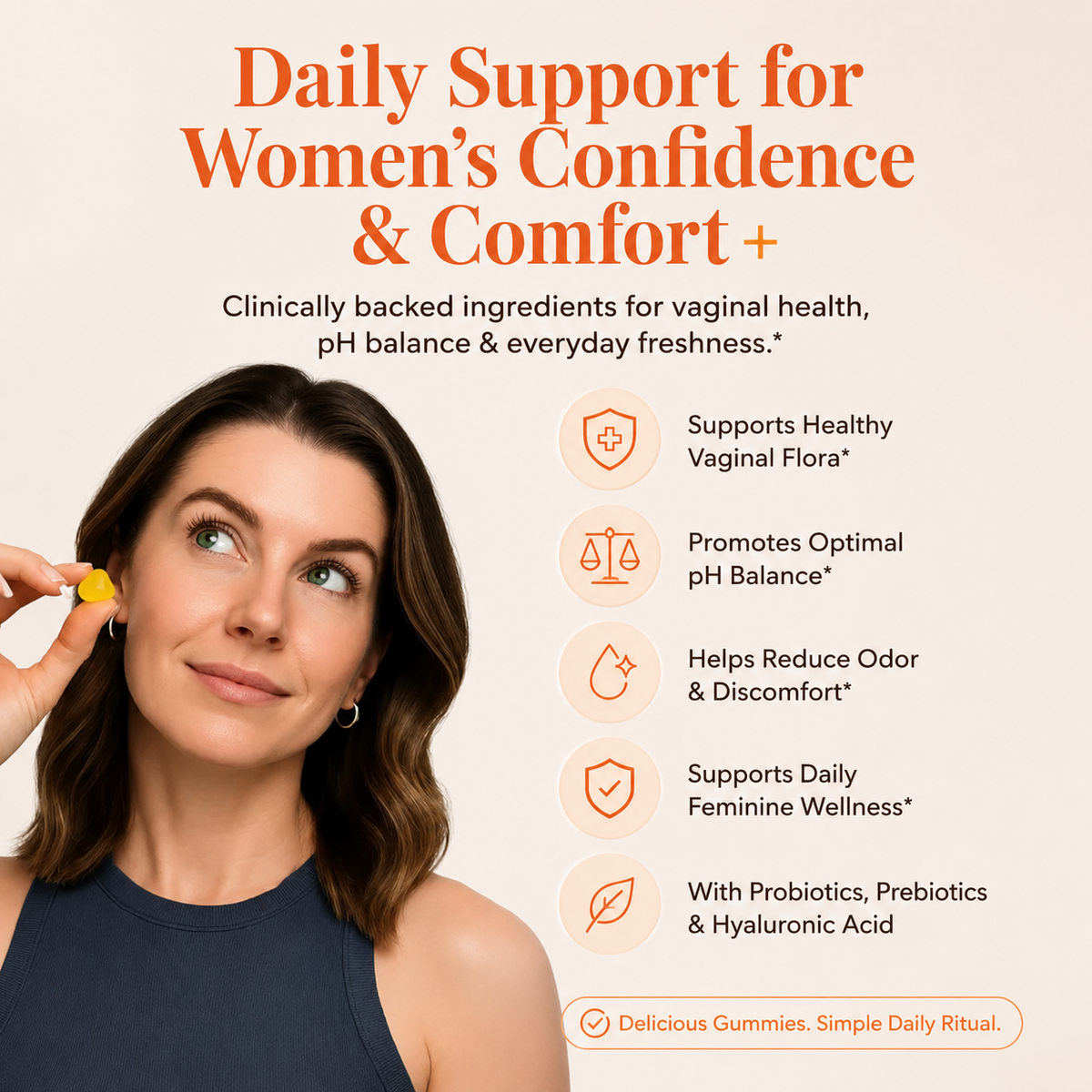 Nurtura Flora+ Probiotic Gummies for Women