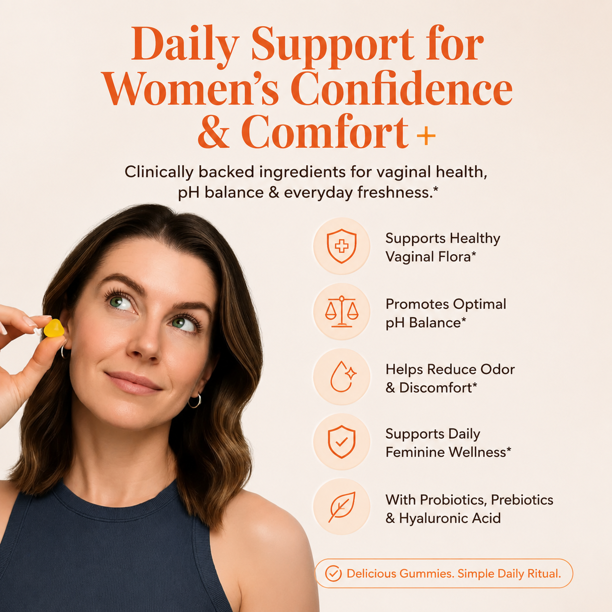 Nurtura Flora+ Probiotic Gummies for Women