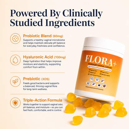 Nurtura Flora+ Probiotic Gummies for Women