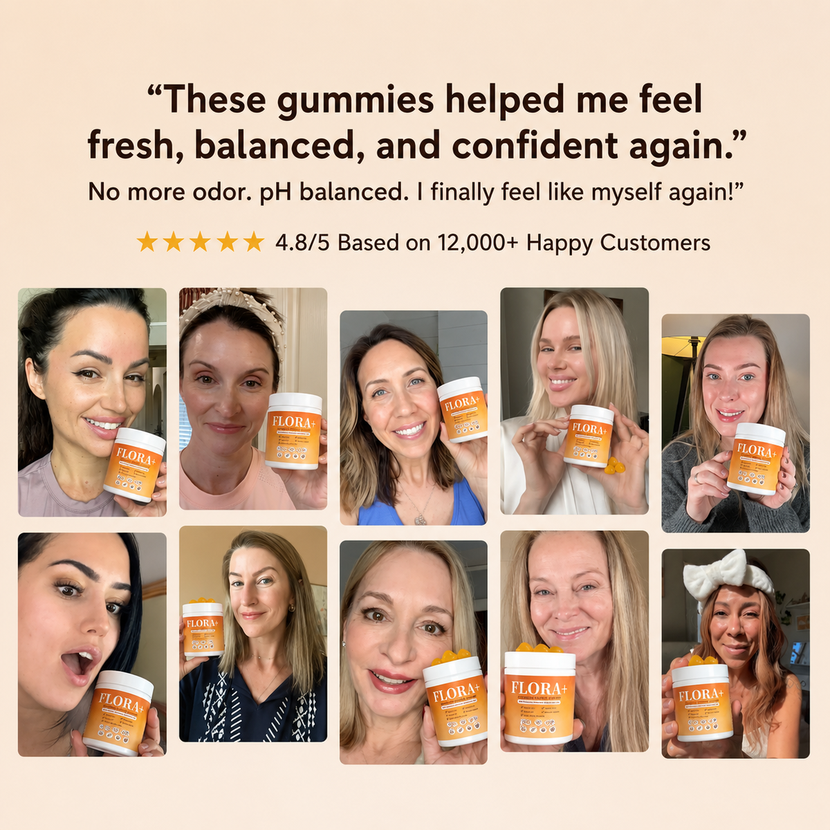 Nurtura Flora+ Probiotic Gummies for Women