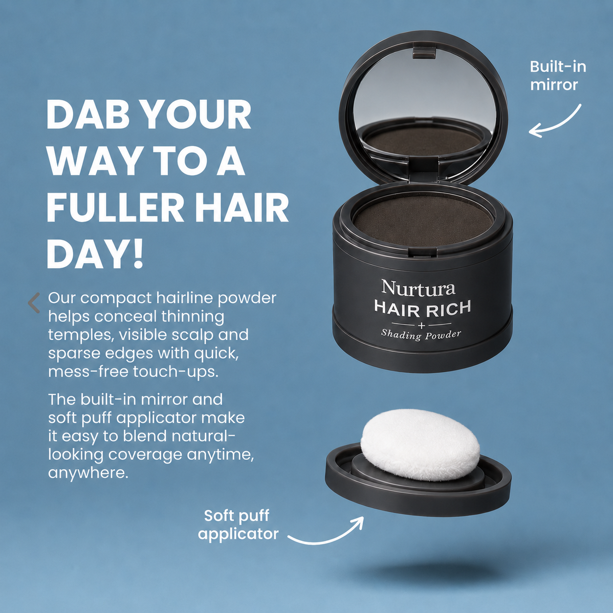 Instant Coverage Hairline Powder