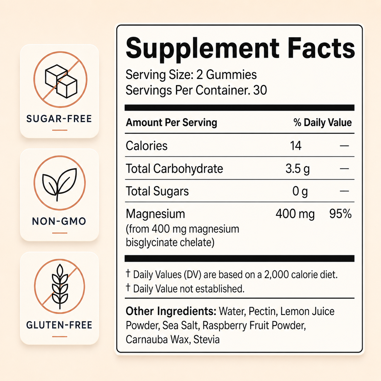 Nurtura Magnesium Bisglycinate Gummies