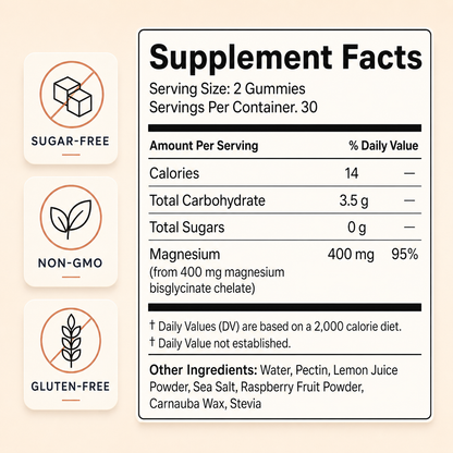 Nurtura Magnesium Bisglycinate Gummies