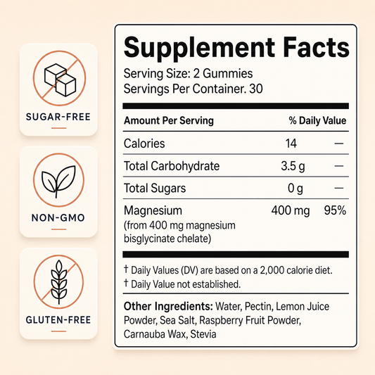 Nurtura Magnesium Bisglycinate Gummies
