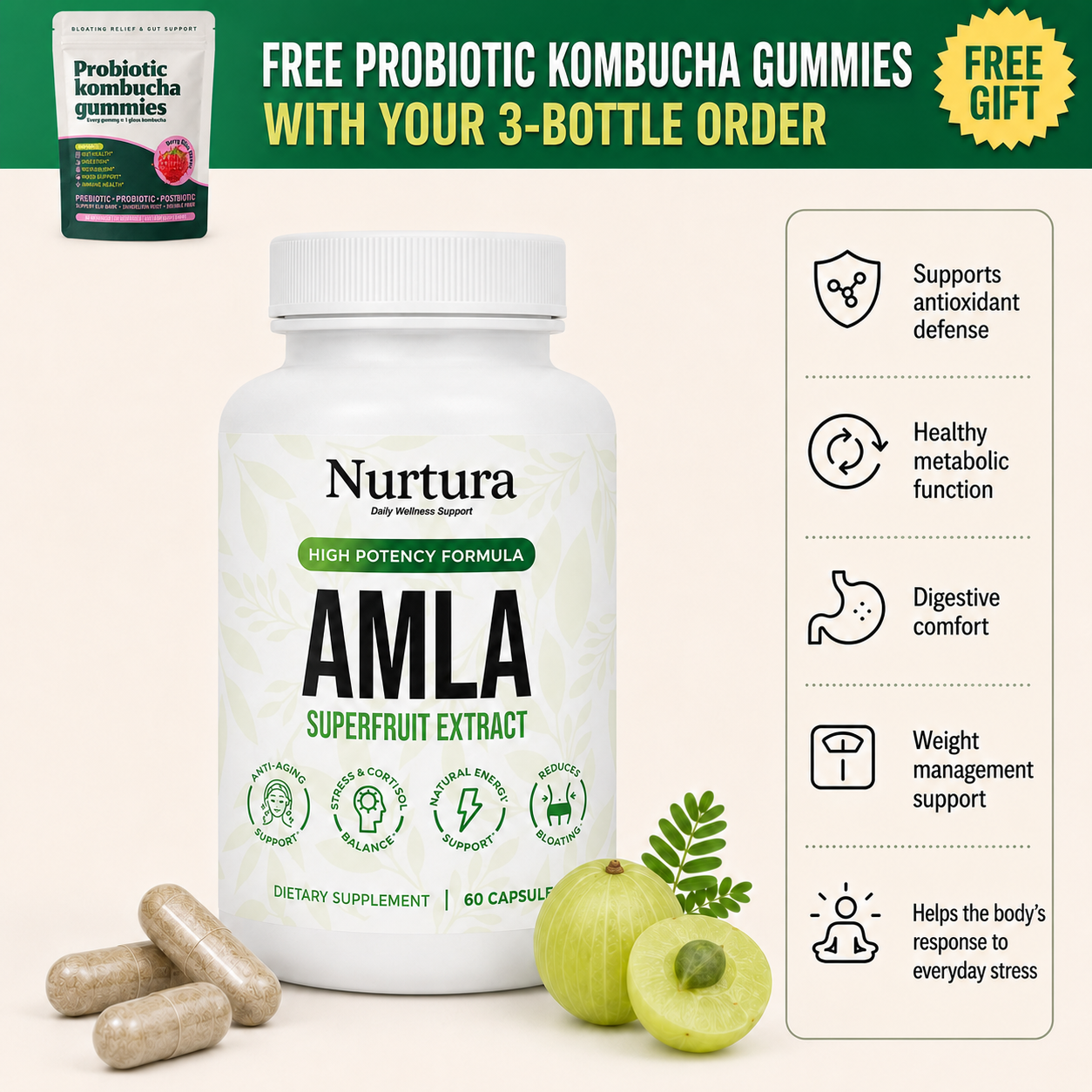 Nurtura Amla Superfruit Capsules