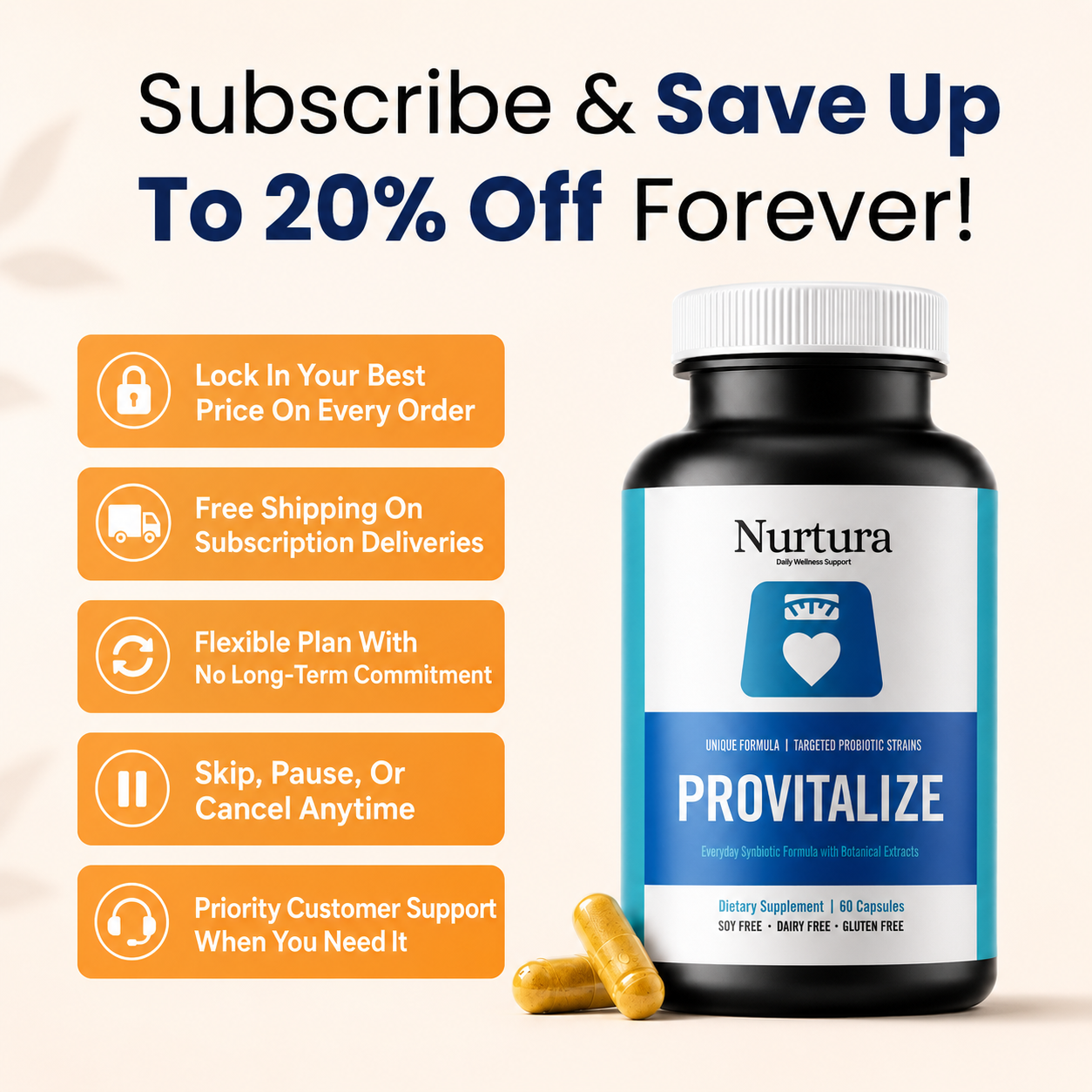 Nurtura Provitalize | Best Natural Probiotic