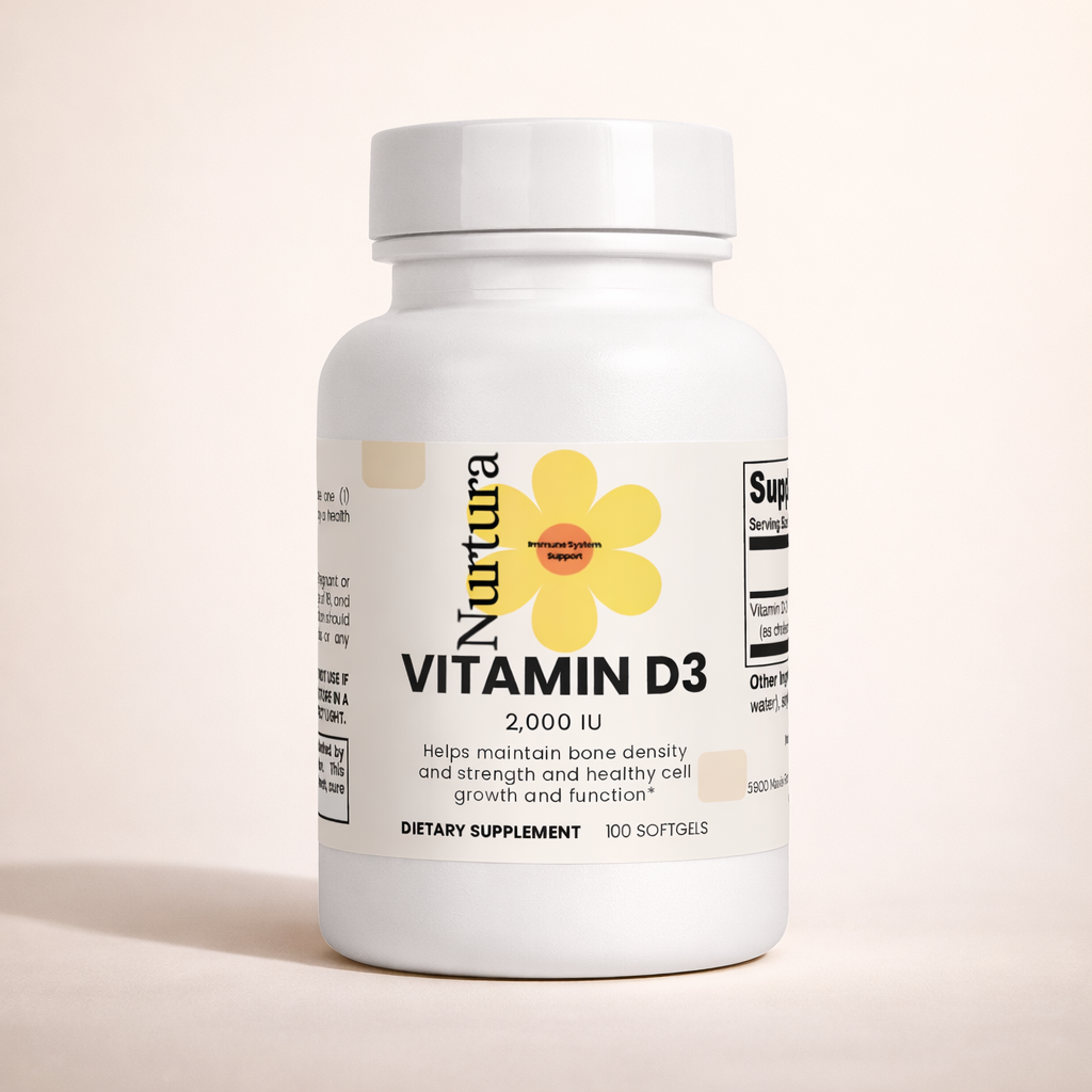 Nurtura Vitamin D3 Soft gels – 2,000 IU