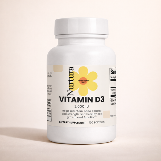Nurtura Vitamin D3 Soft gels – 2,000 IU