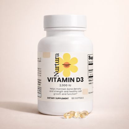 Nurtura Vitamin D3 Soft gels – 2,000 IU