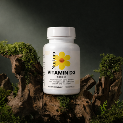 Nurtura Vitamin D3 Soft gels – 2,000 IU