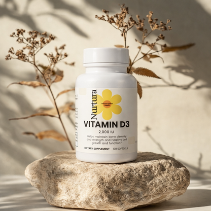 Nurtura Vitamin D3 Soft gels – 2,000 IU
